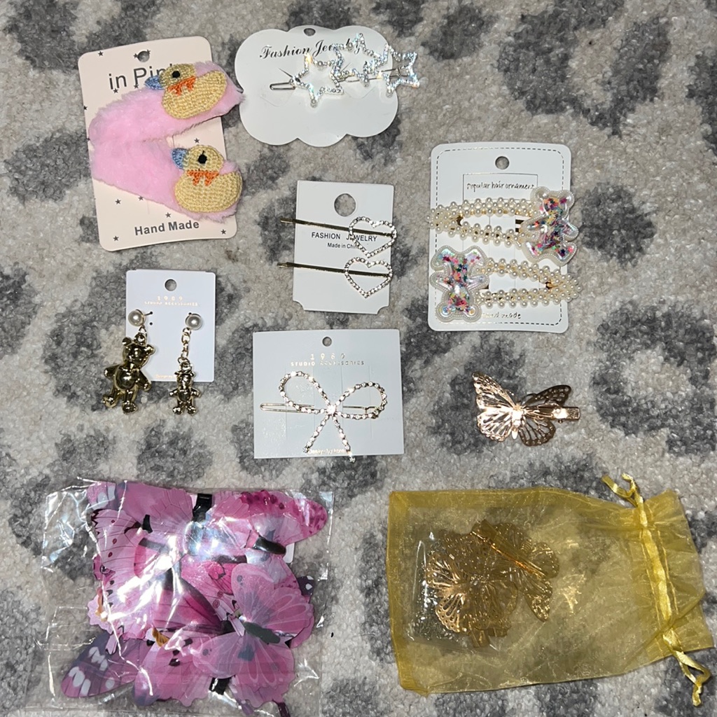 Bulk Brand New Accessories Hair And Earrings